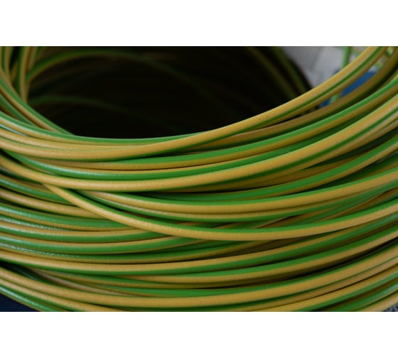 Монтажный гибкий провод Top cable желто-зеленый 1х0,75 TOPFLEX V-K H05V-K 100 м 131V000SR100