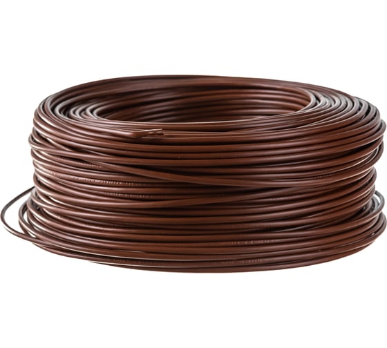 Монтажный гибкий провод Top Cable 1х1,5 коричневый TOPFLEX H07V-K ПВ3 131M001MR100(100м)
