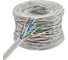 Кабель сетевой BURO BU-CCA-040 UTP, 4 пары, cat5E, solid 0.40мм, CCA, 305м, серый 1442326 1