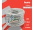 Кабель сетевой BURO BU-CCA-040 UTP, 4 пары, cat5E, solid 0.40мм, CCA, 305м, серый 1442326 7
