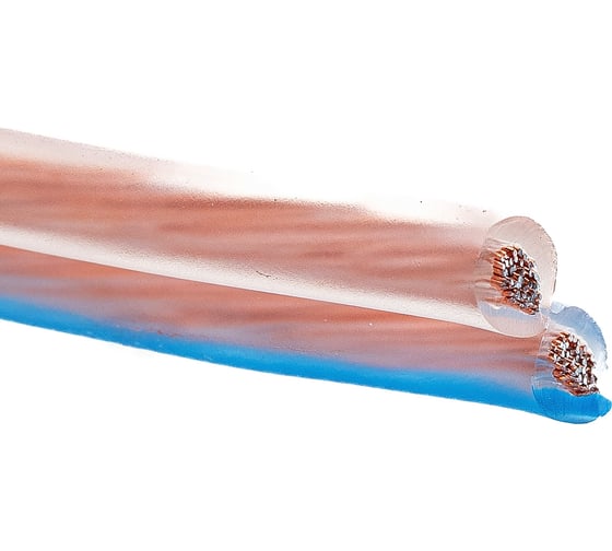 Акустический кабель REXANT 2х2,00 мм2 прозрачный BLUELINE 01-6207-3-05