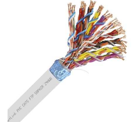 Кабель Netlink NL-CU FTP 50PR 24 AWG CAT5 305м ВНУТРЕННИЙ УТ000003537