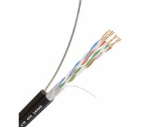 Кабель Netlink с одножильным тросом NL-CU UTP 4PR 24 AWG CAT5e 305м ВНЕШНИЙ УТ000002700