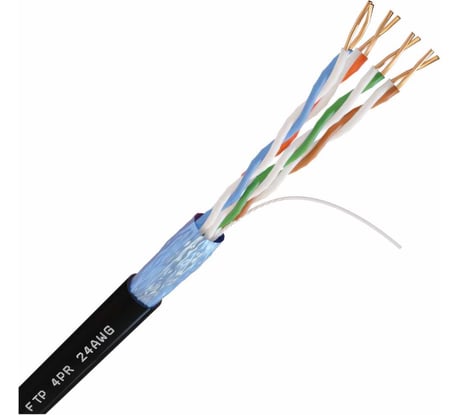 Кабель Netlink NL-CU FTP 4PR 24 AWG CAT5e 305м ВНЕШНИЙ УТ000002697