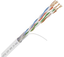 Кабель Netlink NL-CU UTP 4PR PREMIUM 24 AWG CAT5e 305м ВНУТРЕННИЙ БЕЛЫЙ 00000000254