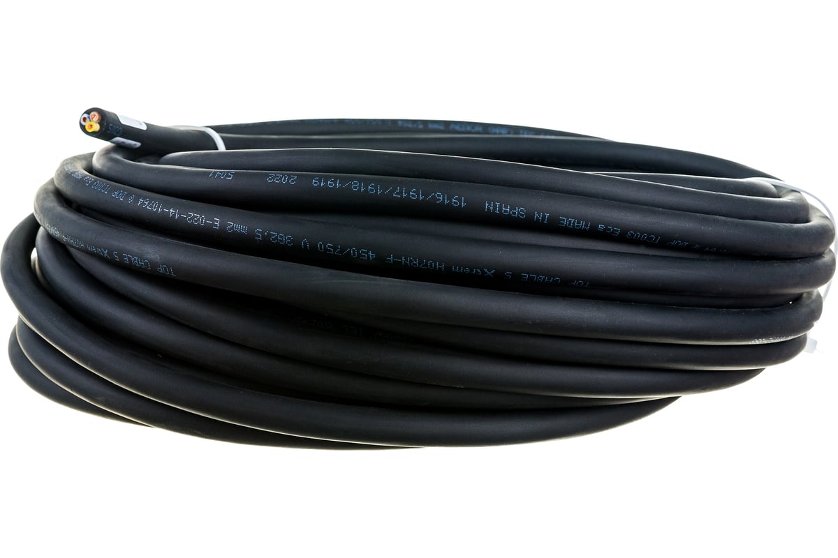 Силовой гибкий кабель с изоляцией Top Cable XTREM H07RN-F 3Х2,5 0,6 1kV ...