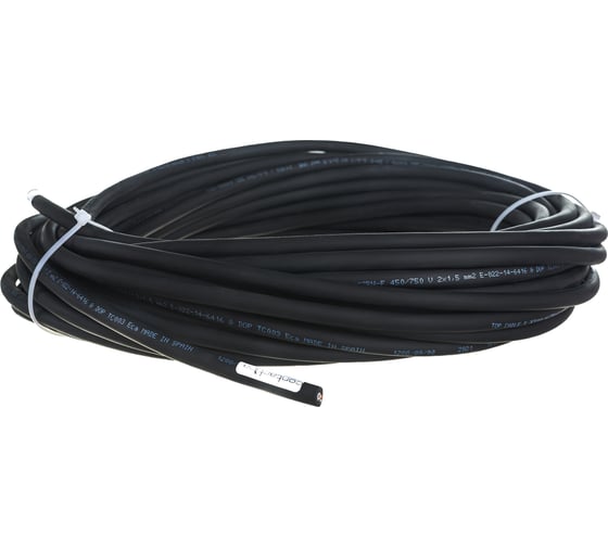 Силовой гибкий кабель H07RN-F 2x1,5 Top Cable XTREM 20 метров 3002001MR20RU