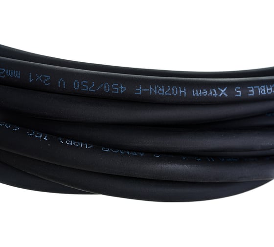 Силовой гибкий кабель H07RN-F 2x1 Top Cable XTREM 10 метров 3002001R10RU