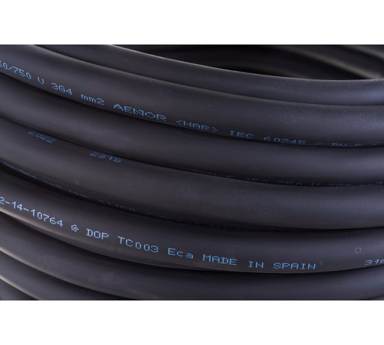 Силовой гибкий кабель с изоляцией Top Cable XTREM H07RN-F 3Х4 0,6 1kV 20 м 3003004GR20RU