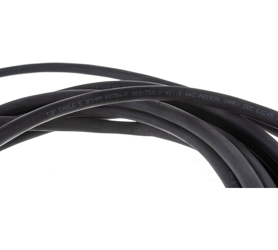 Силовой гибкий кабель Top Cable XTREM H07RN-F 4х1,5, с изоляцией, 10 метров 3004001MR10RU