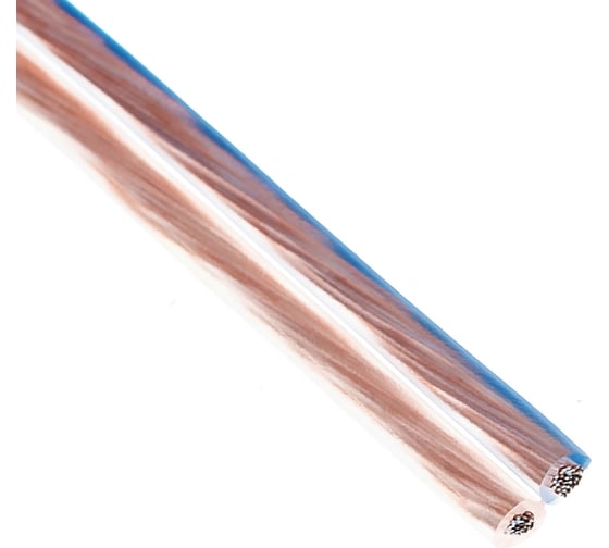 Акустический кабель REXANT 2х1,50 мм2 прозрачный BLUELINE 01-6206-3-20