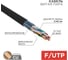Кабель витая пара F/UTP, CAT5е, PE, 10PR, 24AWG, внешний, черный, 305м, РФ REXANT 01-1204-R 2