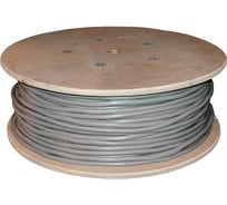 Кабель витая пара REXANT F/UTP CAT5е PVC 10PR 24AWG IN SOLID серый 305м 01-1202-R