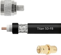 Кабельная сборка VEGATEL 5D/FB (Titan, черный) (N-male - SMA-male) 7м R92629