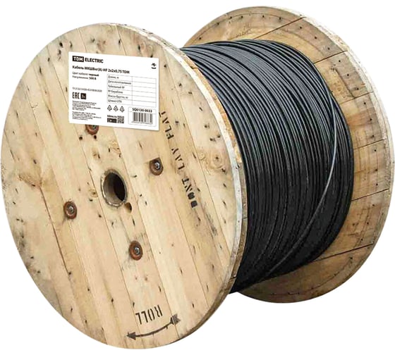 Кабель TDM ELECTRIC МКШВнг(A)-HF 2x2x0,75 (1000м) SQ0130-0033