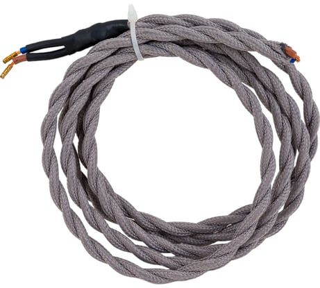 Провод Navigator NC-BT02-150-2x0.75 1.5м серый 61732