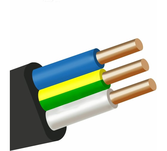 Кабель ВВГ-Пнг (А) LS 3x4 ККЗ (100м) KKZ40-00000517 - выгодная цена ...