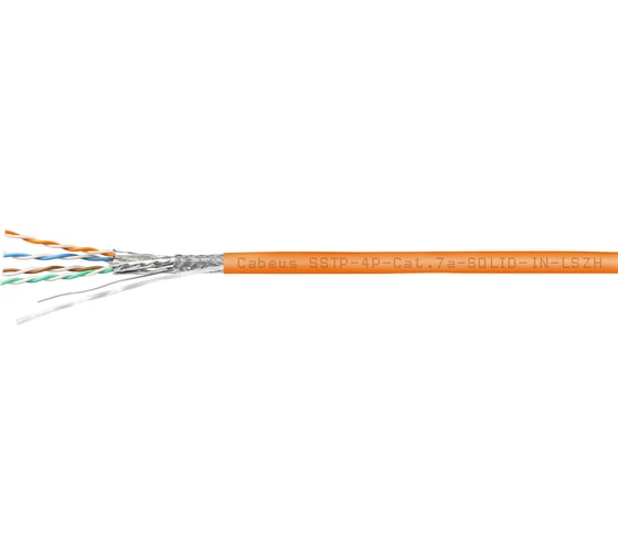 Кабель Cabeus витая пара S/FTP, категория 7a, 4 пары, одножильный, SSTP-4P-Cat.7a-SOLID-IN-LSZH