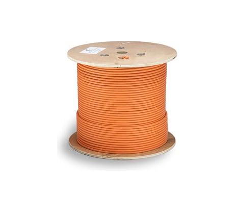 Кабель Cabeus витая пара , категория 6a, 4 пары, одножильный, STP-4P-Cat.6a-SOLID-IN-LSZH