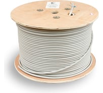 Кабель Cabeus витая пара экранированная, категория 6, 4 пары, одножильный FTP-4P-Cat.6-SOLID-GY