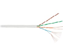 Кабель NIKOMAX U/UTP, 4 пары, категория 5e, многожильный, медный, 7х0, 192мм, светло-серый, 305м NKL 4000C-GY