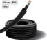 Кабель TDM ELECTRIC ВВГ-Пнг(А)-LS 3х2,5ок(N,PE)-0,66 ГОСТ в гофрированной трубе ПНД d20 черная (50 м) SQ0140-1002 1