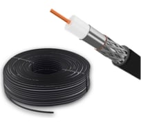 Кабель Pro Legend RG-6/U CCS коаксиальный 75 Ом омедненный черный, 100м. PL9091