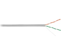 Кабель NETLAN U/UTP 2 пары, категория 5, PVC, одножильный, серый, 305м UEC-UU002-5-PVC-GY