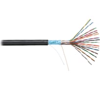 Кабель F/UTP NETLAN 16 пар, Кат.5, одножильный, медный, PE, черный, 305м EC-UF016-5-PE-BK-3