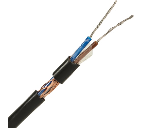 Кабель монтажный ELTROS МКЭШ 2x0,5, бухта 300м, черный МКЭШ-0205-ELTROS-MP 1