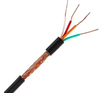 Кабель микрофонный ELTROS КММ 4x0,12, бухта 200м, черный КММ-0412-ELTROS-MP