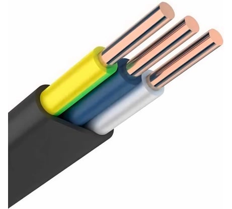 Кабель ВВГп-НГ LS АЛЬФАКАБЕЛЬ 3х1,5 мм ГОСТ 100 м 05187