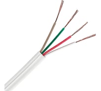 Провод телефонный ELTROS ШТПЛ-4x0,12, бухта 100м, белый ШТПЛ-009б-ELTROS-MP