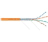 Кабель NIKOMAX F/UTP 4 пары, Кат.5e (Класс D), тест по ISO/IEC, 100МГц, одножильный, BC (чистая медь), 24AWG (0,51мм), полимерный материал нг(А)-HF, внутренний, оранжевый, 305м NMC 4200C-OR