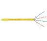 Кабель NIKOMAX U/UTP 4 пары, Кат.5e (Класс D), тест по ISO/IEC, 100МГц, одножильный, BC (чистая медь), 24AWG (0,51мм), поливинилхлорид, внутренний, желтый, 305м NMC 4100A-YL