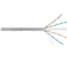 Кабель NIKOMAX U/UTP 4 пары, Кат.6 (Класс E), тест по ISO/IEC, 250МГц, одножильный, BC (чистая медь), 23AWG (0,55мм), поливинилхлорид, внутренний, серый, 305м NMC 4140A-GY