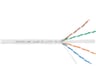 Кабель NIKOMAX U/UTP 4 пары, Кат.6 (Класс E), тест по ISO/IEC, 250МГц, одножильный, BC (чистая медь), 23AWG (0,55мм), полимерный материал нг(А)-HF, внутренний, белый, 305м NMC 4140C-WT