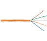 Кабель NIKOMAX U/UTP 4 пары, Кат.6 (Класс E), тест по ISO/IEC, 250МГц, одножильный, BC (чистая медь), 24AWG (0,53мм), полимерный материал нг(А)-HF, внутренний, оранжевый, 305м NMC 2140C-OR