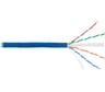 Кабель NIKOMAX U/UTP 4 пары, Кат.6 (Класс E), тест по ISO/IEC, 250МГц, одножильный, BC (чистая медь), 23AWG (0,55мм), полимерный материал нг(А)-HF, внутренний, синий, 305м NMC 4140C-BL