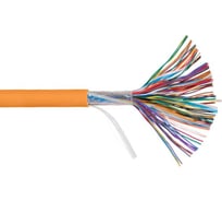 Кабель NIKOMAX U/UTP 50 пар, Кат.5 (Класс D), 100МГц, одножильный, BC (чистая медь), 24AWG (0,50мм), полимерный материал нг(А)-HF, внутренний, оранжевый 500м - гарантия: 1 год NMC 2115C-50-OR NMC 2115C-50-OR