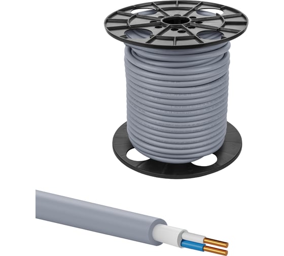 Кабель TDM ELECTRIC NYM-O 2x4-0,66 на катушке (100м) SQ0121-0167