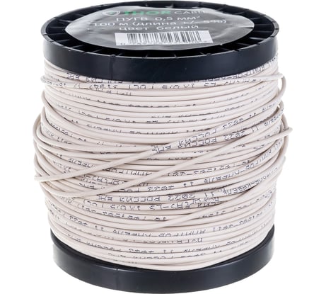 Провод ПУГВ Торкабель 0,5 белый 100м на катушке 0749524536908