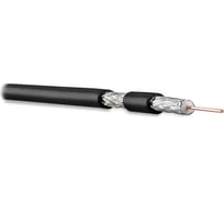 Коаксиальный кабель Hyperline COAX-RG6-CU-500 RG-6, 75 Ом ТВ, SAT, CATV, жила - 1.02 мм, 18 AWG, медь, solid, экран - фольга, оплетка - луженная медь, 48% фольга, общий диаметр 6.9м