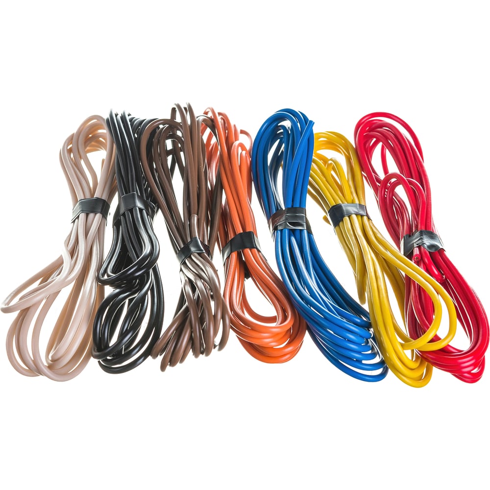 Набор автопровода ПГВА Радуга (7 шт; 1.5 кв.мм; по 3 м) ДАЛИ-авто DA ...