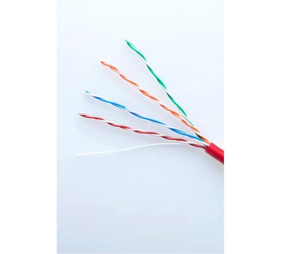 Кабель Telecom, CU UTP LSZH 4 пары, кат. 5e, бухта 305м UTP4-TC1000C5EM-ZH-CU-IS