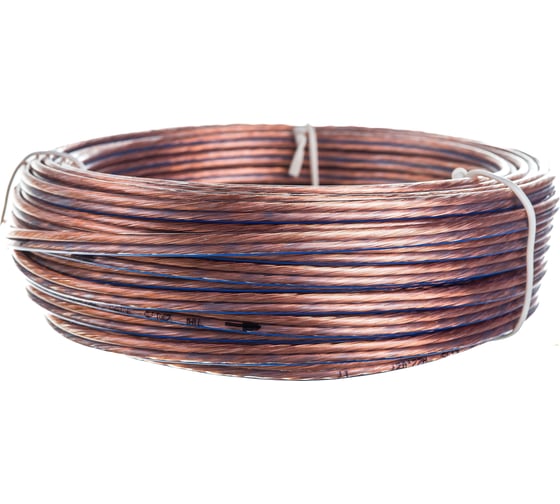 Акустический кабель Cablexpert прозрачный, 20 м, бухта CC-TC2x1,5-20M