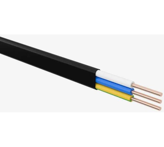 Кабель SKT group ВВГ-Пнг(А)-LS 3x6ок(N,PE)-1 ТУ 16.К71-310-2001, ГОСТ 31996-2012-100м 02-07-107-0009-100