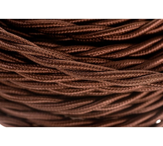 Трехжильный провод Interior Electric ПВХ, сечение 3*2,5 цвет шоколад 30 м. ПРВ3.25.03.30.Ш