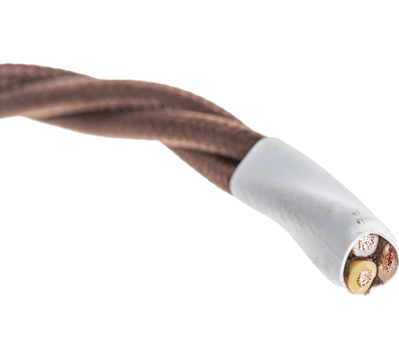 Трехжильный провод Interior Electric ПВХ, сечение 3*2,5 цвет шоколад 30 м. ПРВ3.25.03.30.Ш