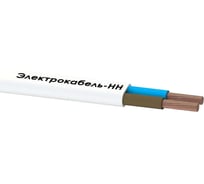 Провод ЭЛЕКТРОКАБЕЛЬ НН ПБВВГ 3x1.5, 250В, белый, упаковка 100м 000007147